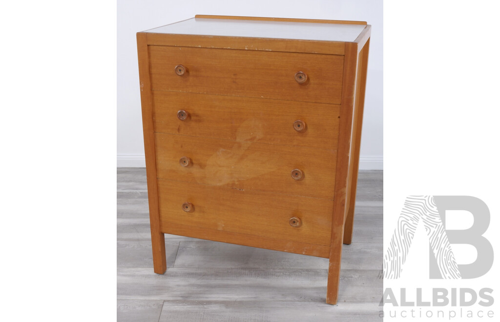 Vintage Tall Chest of Drawers Attributed Ex-ANU