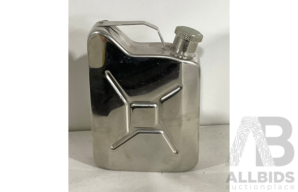 Small Novelty Flask in the Shape of a Jerry Can