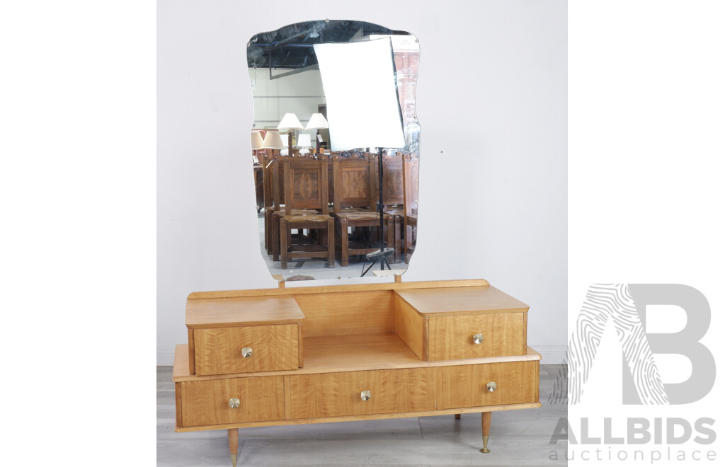 Mid Century Stepped Dressing Table