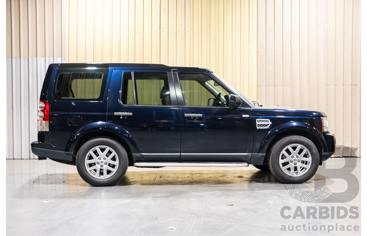 9/2011 Land Rover Discovery 4 2.7 TDV6 MY11 4d Wagon Metallic Blue Turbo Diesel 2.7L - 7 Seater