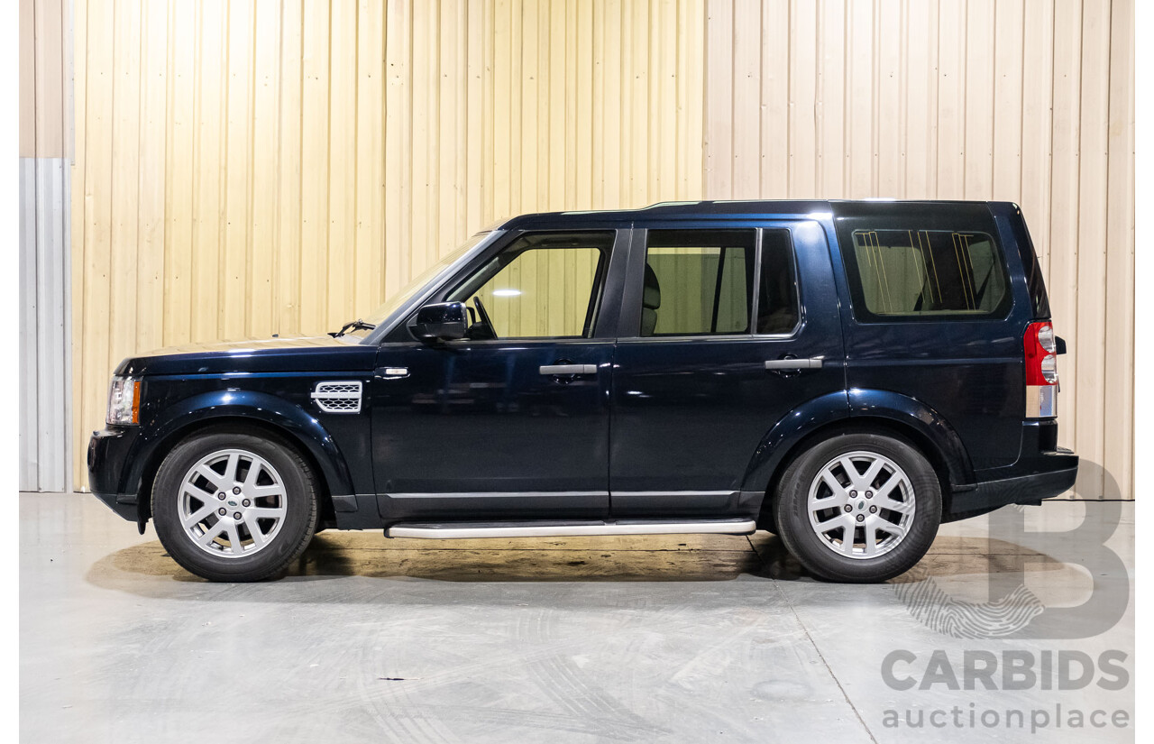 9/2011 Land Rover Discovery 4 2.7 TDV6 MY11 4d Wagon Metallic Blue Turbo Diesel 2.7L - 7 Seater