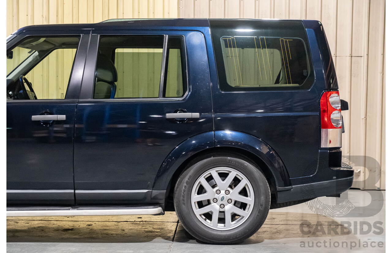 9/2011 Land Rover Discovery 4 2.7 TDV6 MY11 4d Wagon Metallic Blue Turbo Diesel 2.7L - 7 Seater