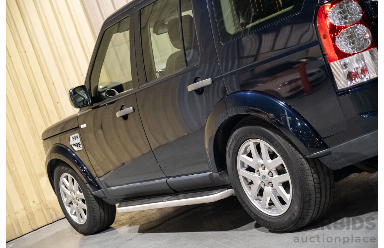 9/2011 Land Rover Discovery 4 2.7 TDV6 MY11 4d Wagon Metallic Blue Turbo Diesel 2.7L - 7 Seater