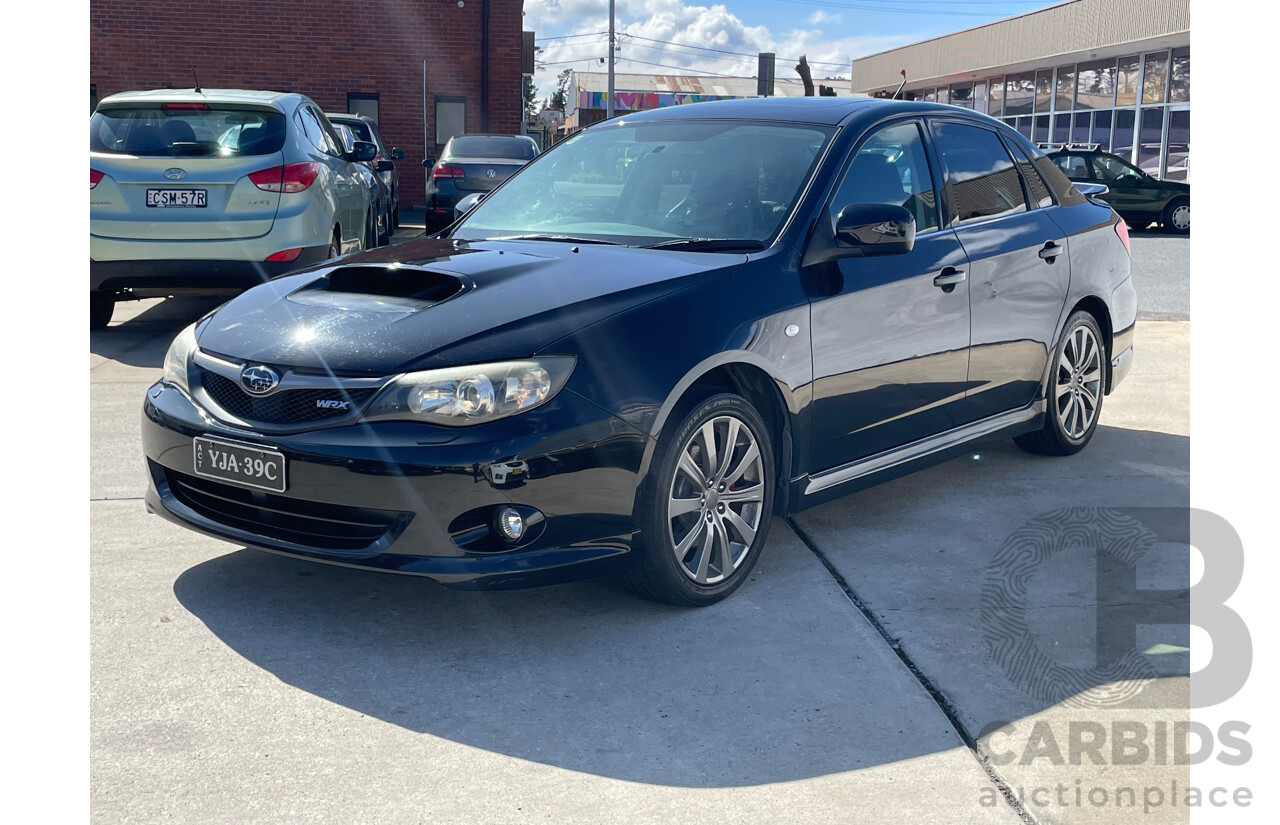 3/2009 Subaru Impreza WRX (awd) MY09 4d Sedan Black 2.5L