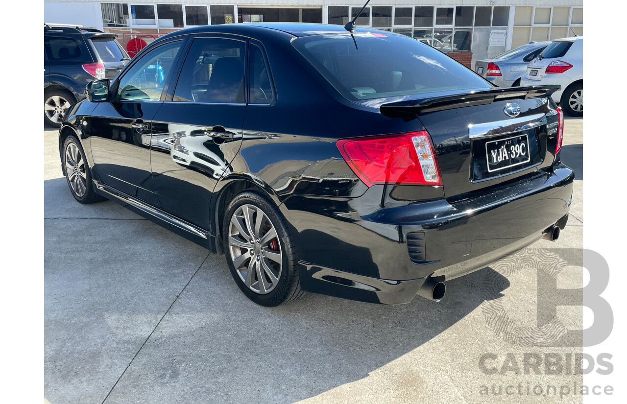 3/2009 Subaru Impreza WRX (awd) MY09 4d Sedan Black 2.5L