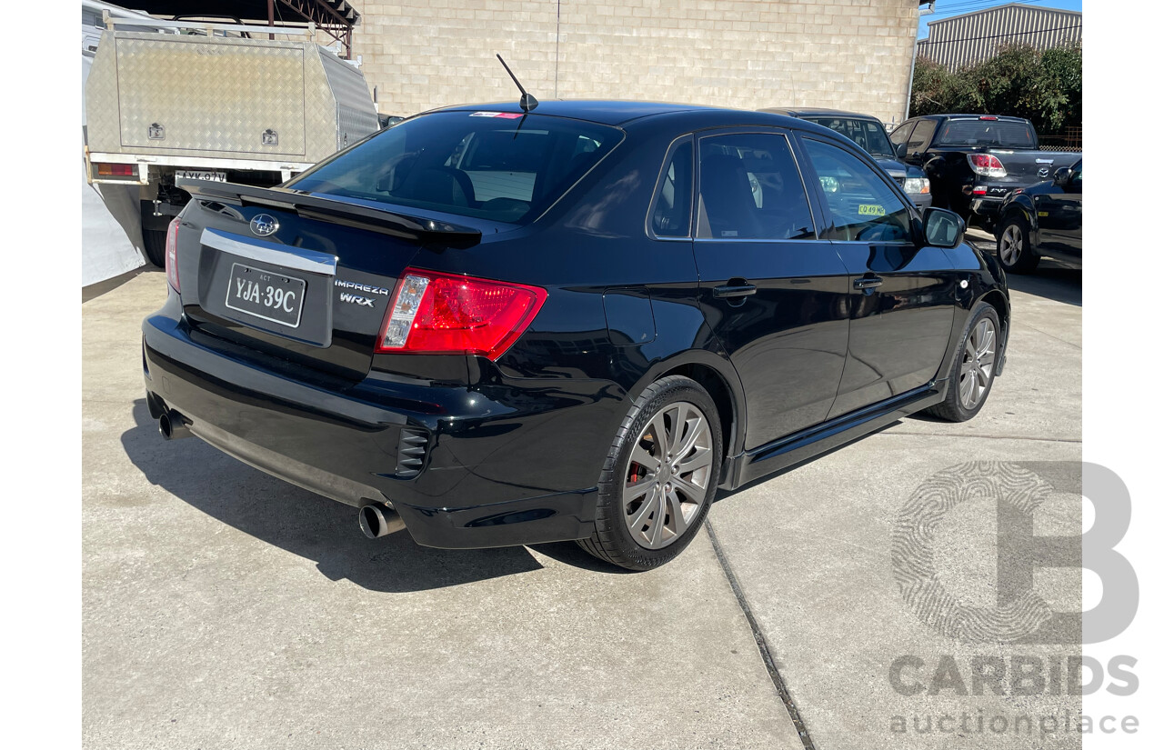 3/2009 Subaru Impreza WRX (awd) MY09 4d Sedan Black 2.5L