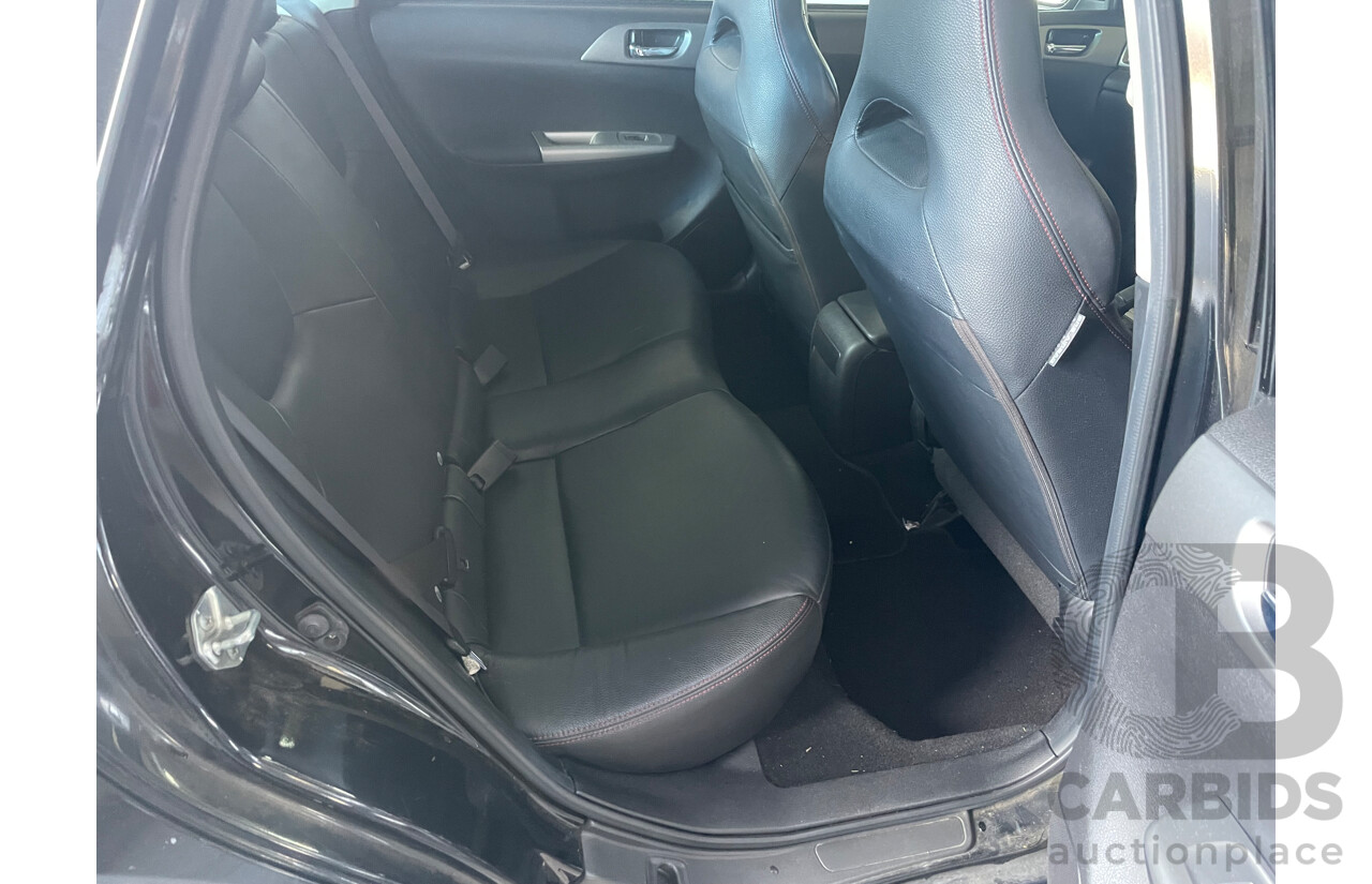 3/2009 Subaru Impreza WRX (awd) MY09 4d Sedan Black 2.5L