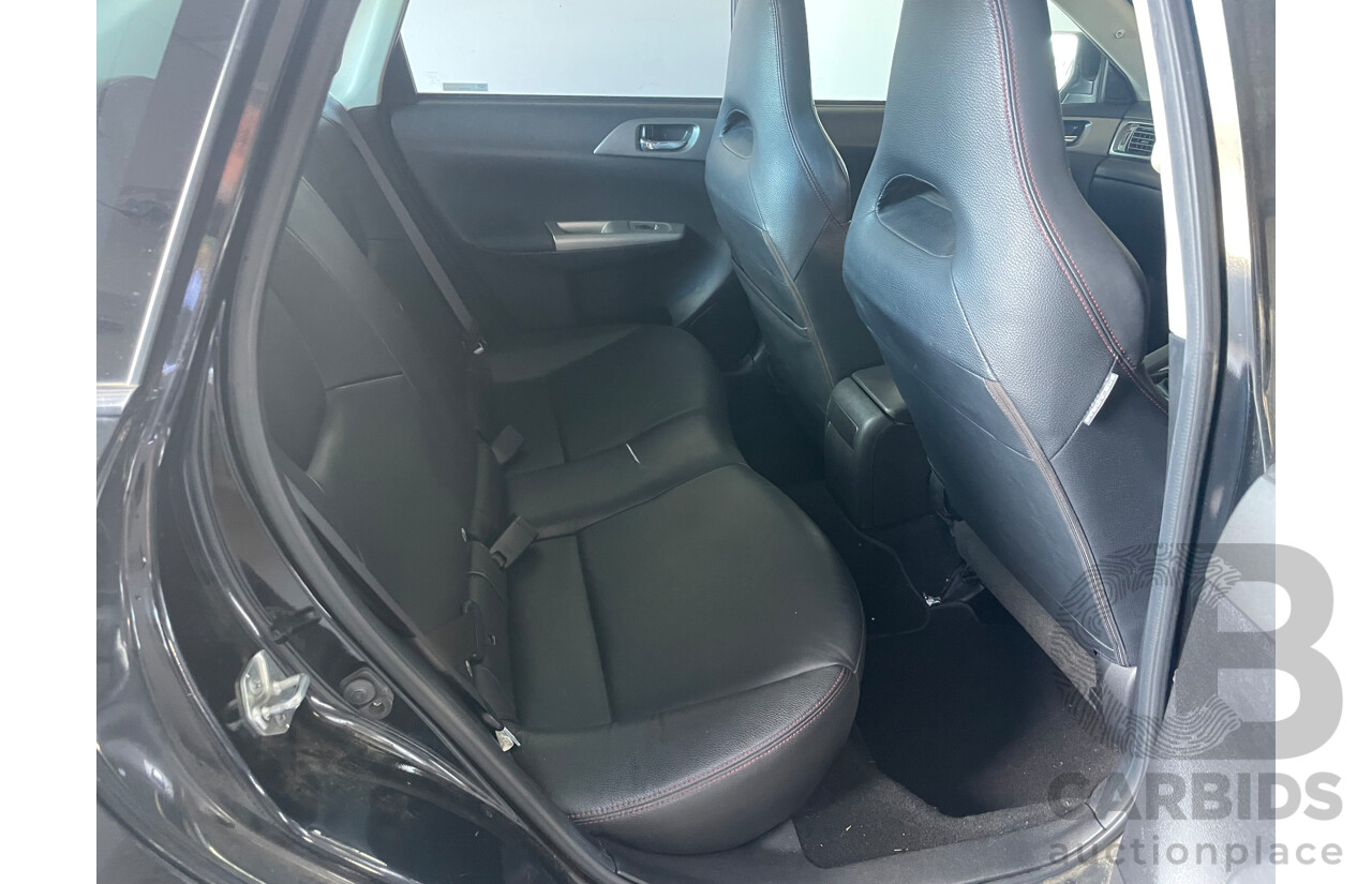 3/2009 Subaru Impreza WRX (awd) MY09 4d Sedan Black 2.5L
