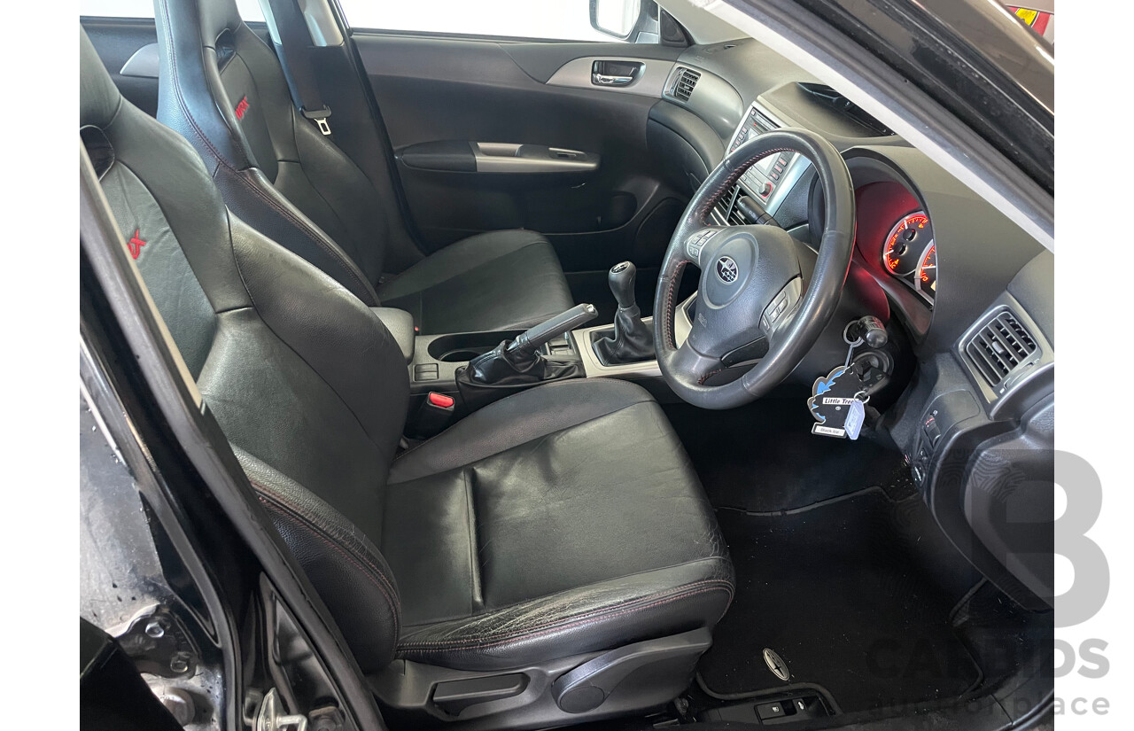 3/2009 Subaru Impreza WRX (awd) MY09 4d Sedan Black 2.5L