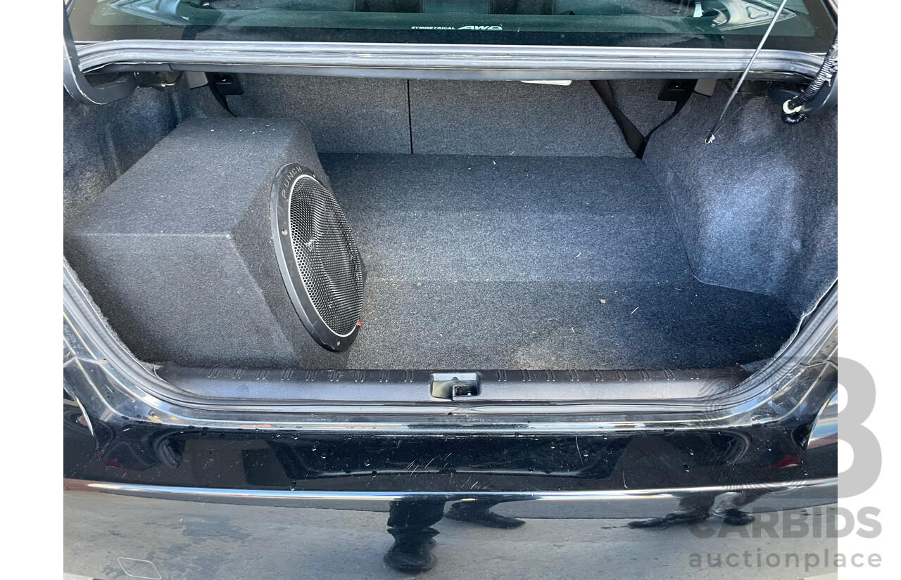 3/2009 Subaru Impreza WRX (awd) MY09 4d Sedan Black 2.5L