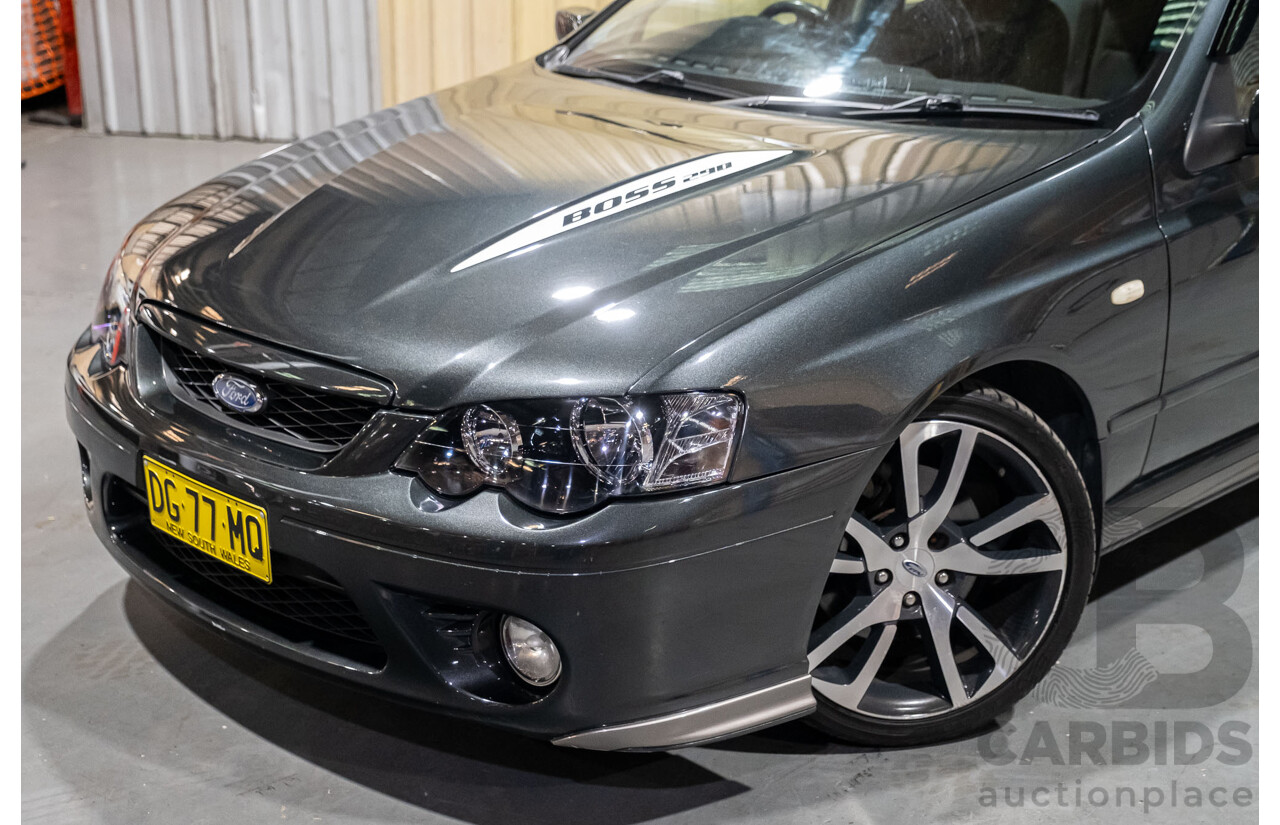 11/2007 Ford Falcon XR8 BF MKII 4d Sedan Ego Metallic Grey V8 5.4L