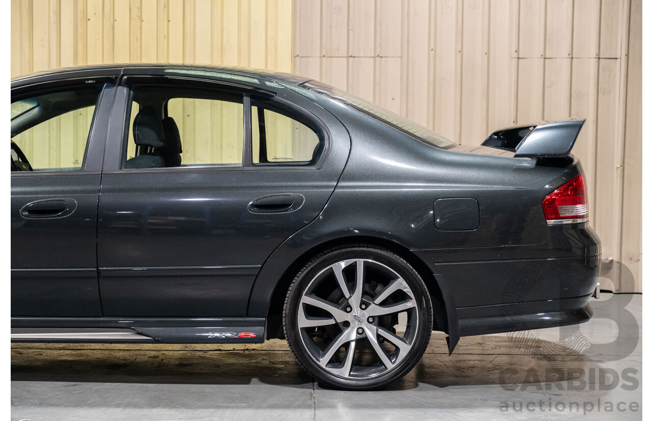 11/2007 Ford Falcon XR8 BF MKII 4d Sedan Ego Metallic Grey V8 5.4L