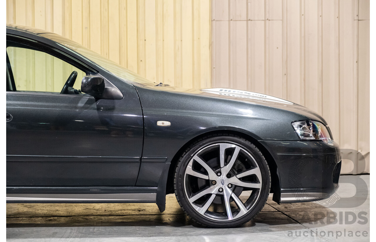 11/2007 Ford Falcon XR8 BF MKII 4d Sedan Ego Metallic Grey V8 5.4L