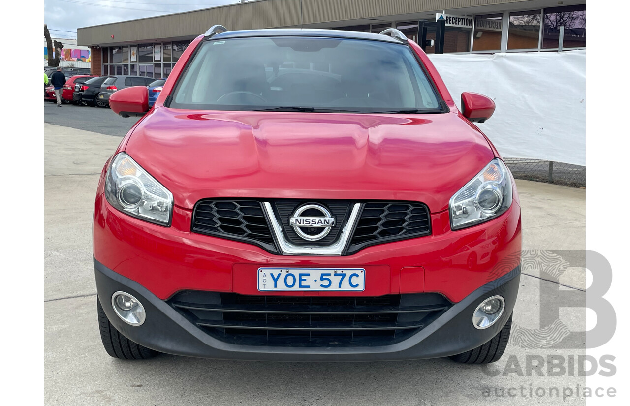 1/2014 Nissan Dualis Ti-L (4x2) J10 MY13 4d Wagon Red 2.0L