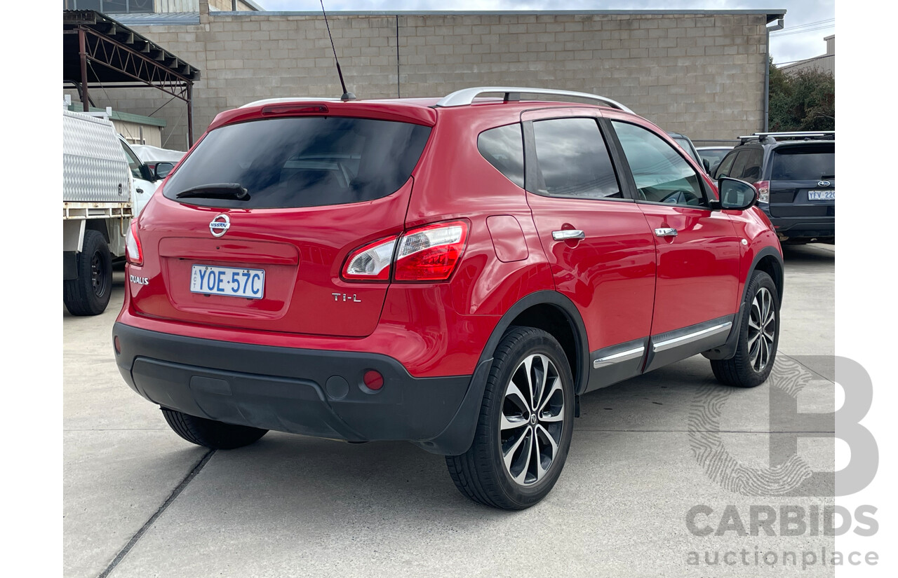 1/2014 Nissan Dualis Ti-L (4x2) J10 MY13 4d Wagon Red 2.0L