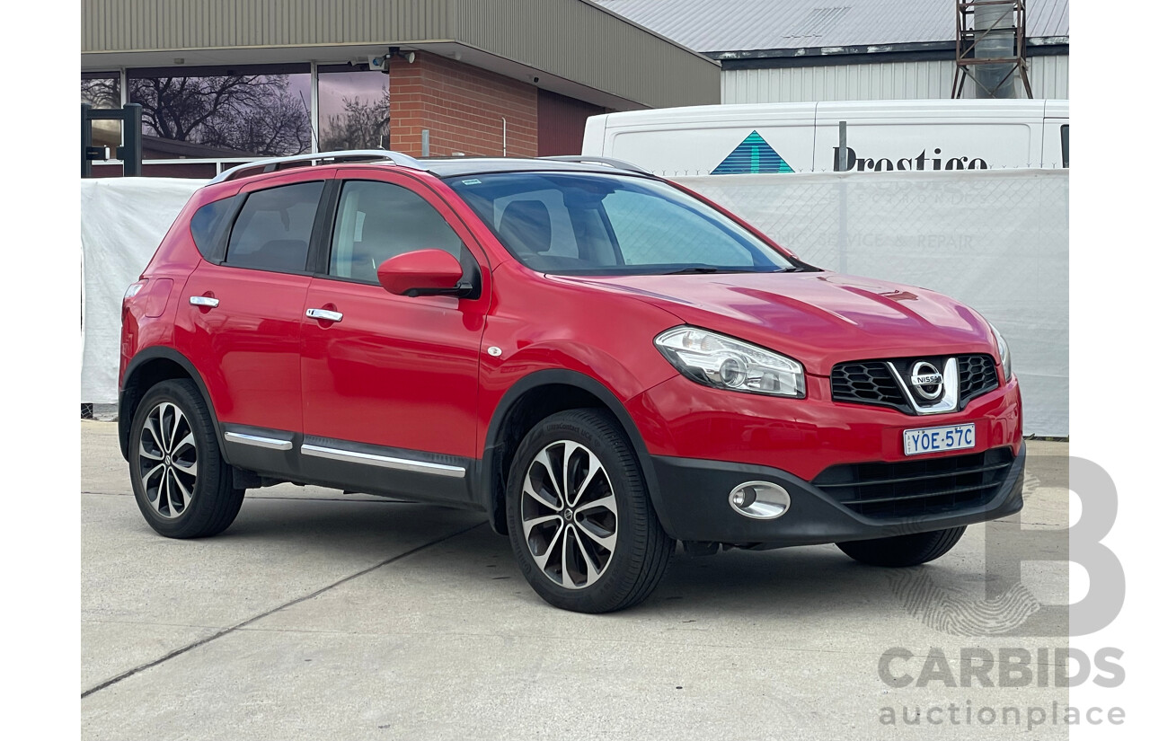 1/2014 Nissan Dualis Ti-L (4x2) J10 MY13 4d Wagon Red 2.0L