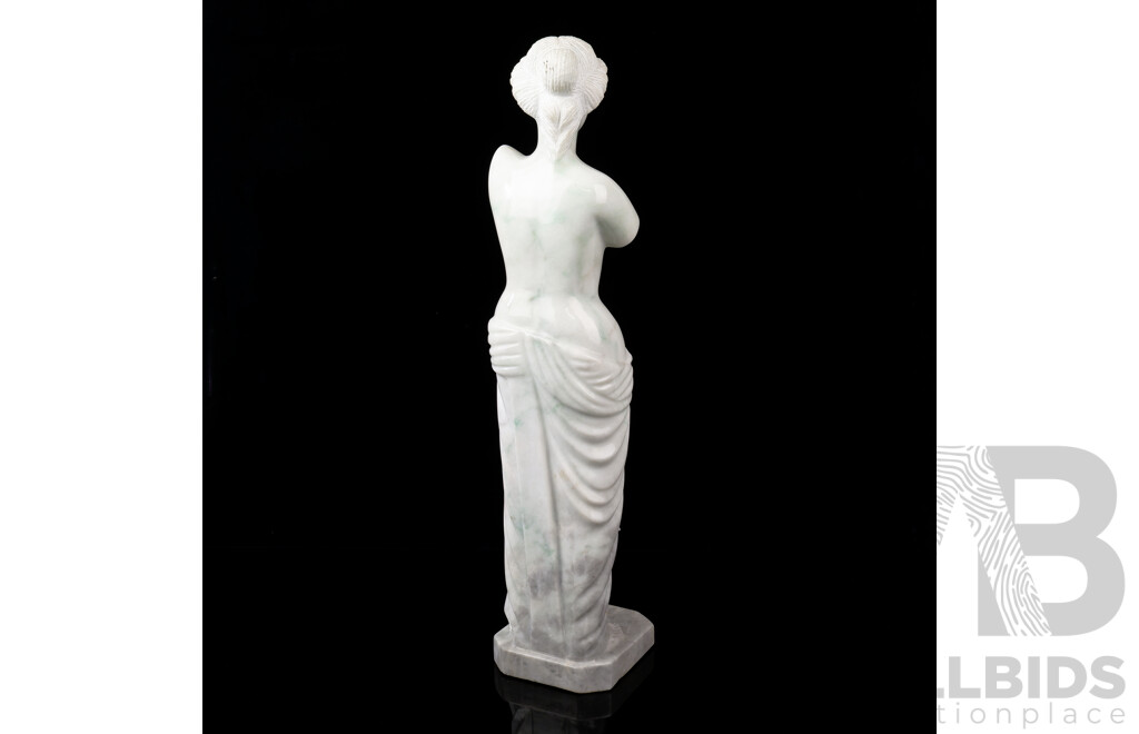 Solid Marble Carved Statue of Aphrodite in Neo Classical Style, Contemporary