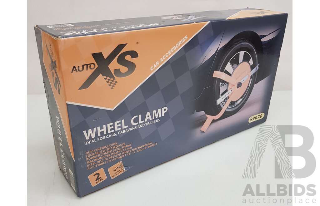 Auto XS Wheel Clamp - Brand New
