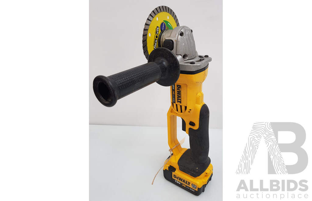 Dewalt Cordless Angle Grinder