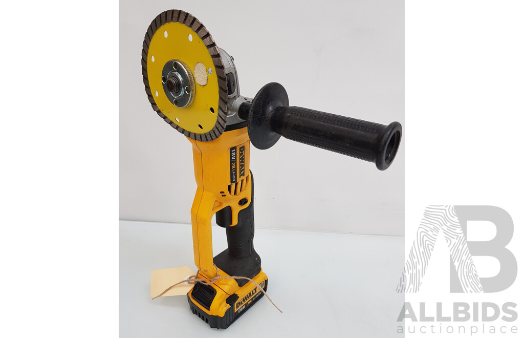 Dewalt Cordless Angle Grinder