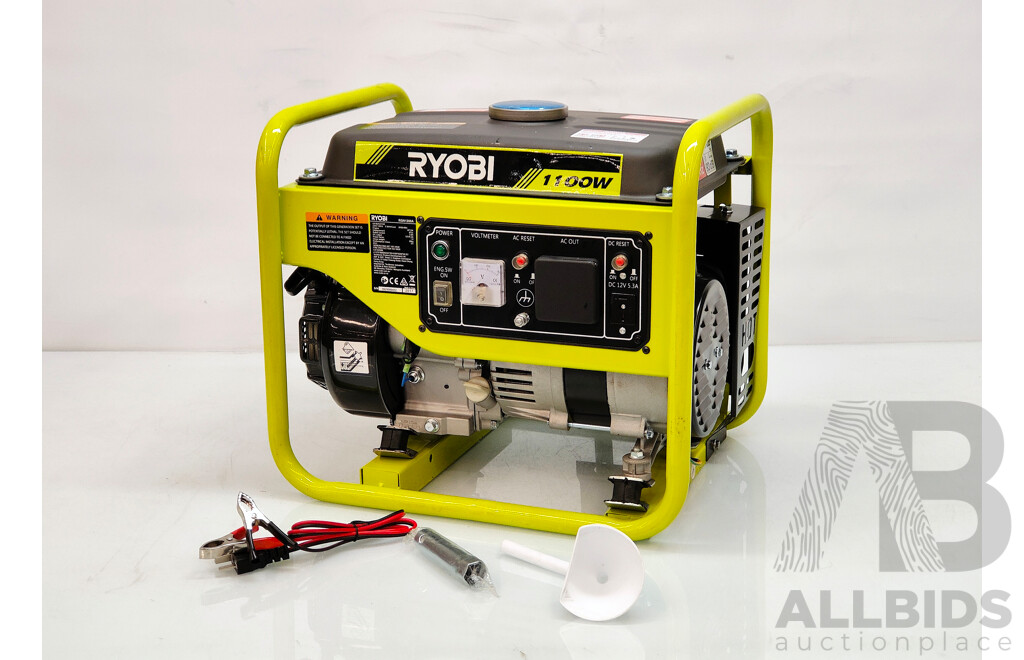 RYOBI 1100W 4 Stroke Generator