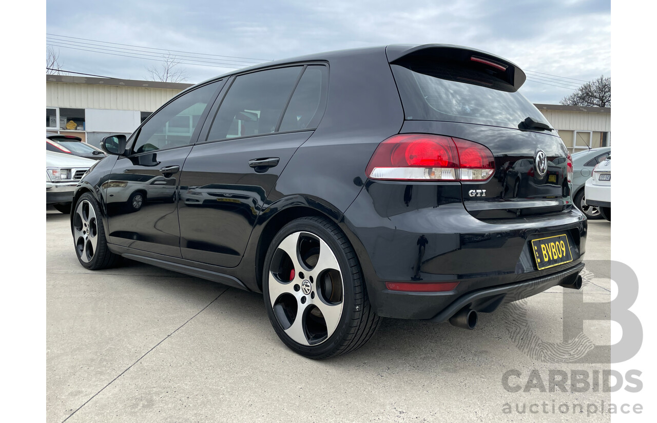 6/2010 Volkswagen Golf GTi 1K MY10 5d Hatchback Black 2.0L