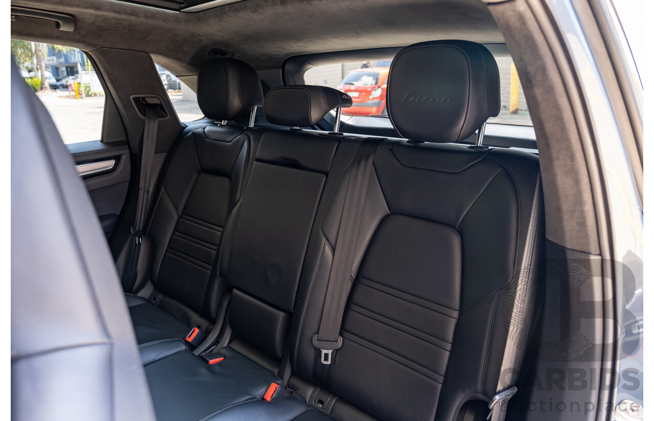 12/2018 Porsche Cayenne Turbo (4x4) 9YA MY19 5d Wagon Biscay Blue Twin Turbo V8 4.0L