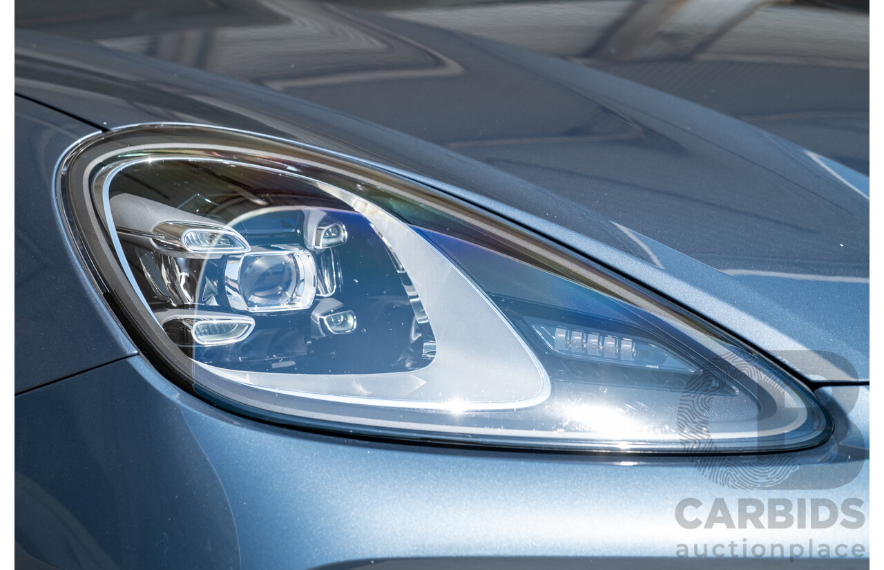 12/2018 Porsche Cayenne Turbo (4x4) 9YA MY19 5d Wagon Biscay Blue Twin Turbo V8 4.0L
