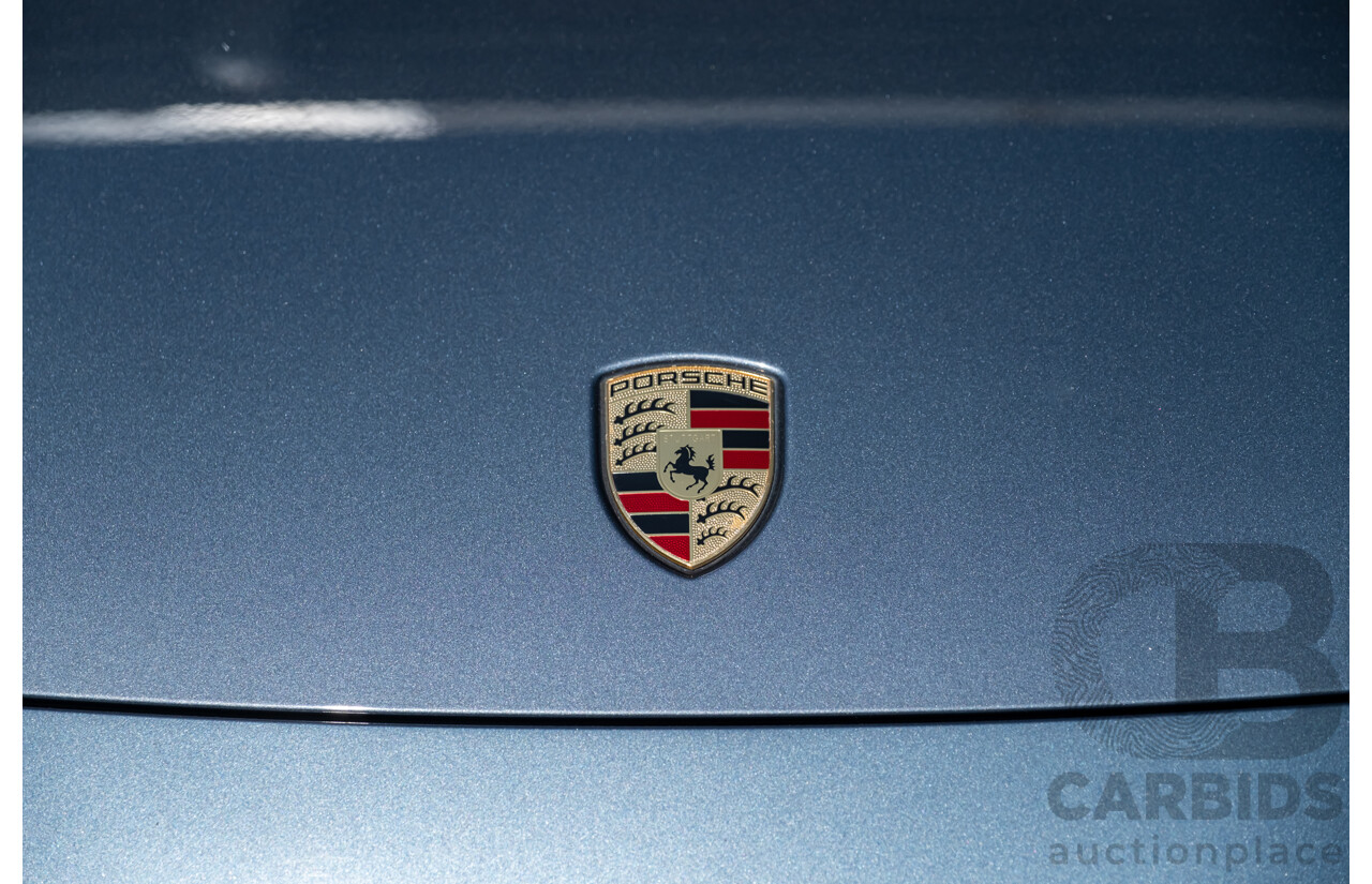 12/2018 Porsche Cayenne Turbo (4x4) 9YA MY19 5d Wagon Biscay Blue Twin Turbo V8 4.0L