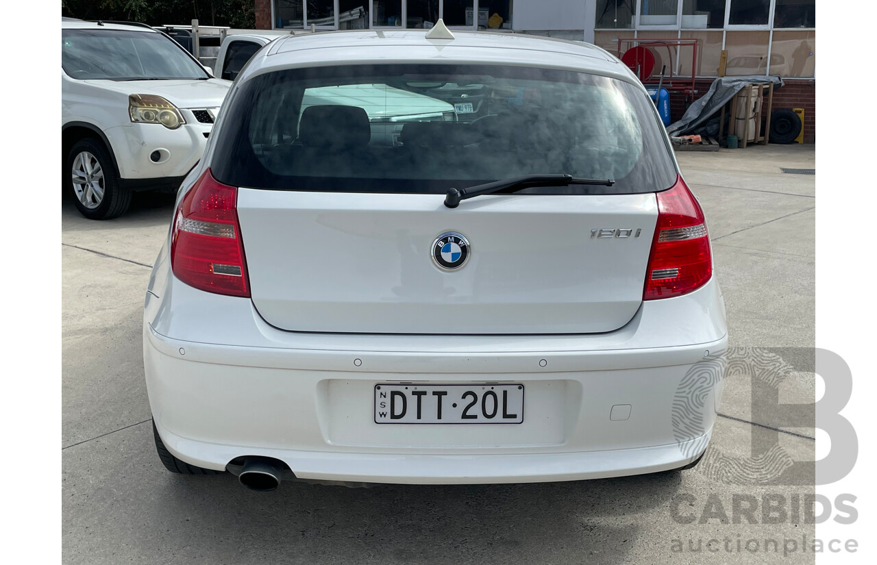 2/2008 BMW 120i E87 MY07 UPGRADE 5d Hatchback White 2.0L