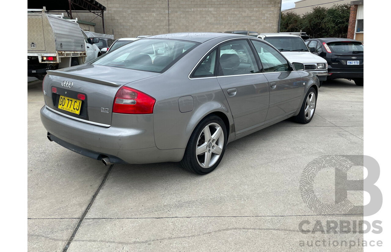 3/2004 Audi A6 3.0 Quattro 4F 4d Sedan Grey 3.0L