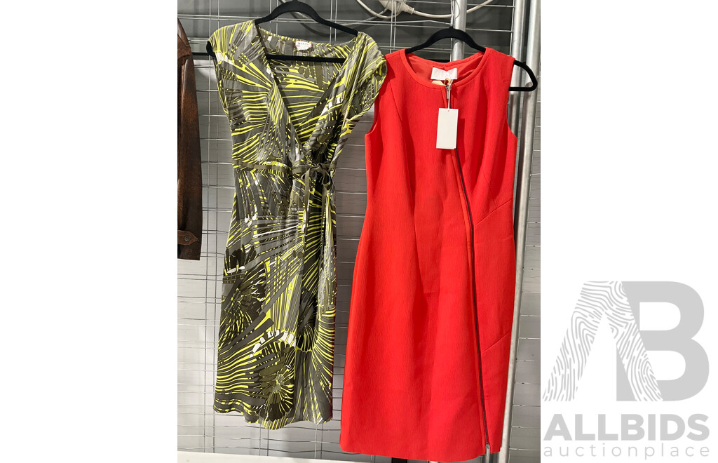 Hugo Boss Orange Asymmetric Dress and Another by Max & Co