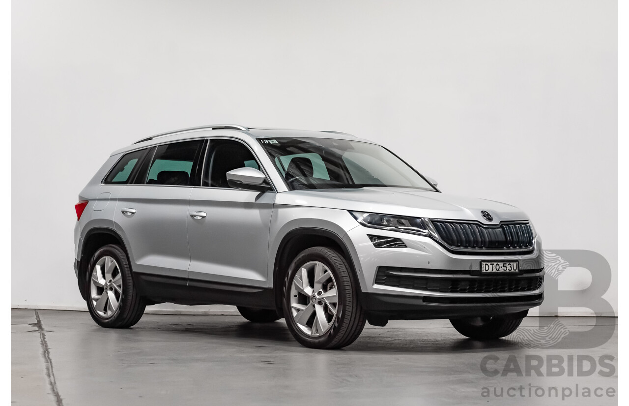 01/2018 Skoda Kodiaq 132TSI (4x4) NS MY18 4d Wagon Silver Turbo 2.0L - 7 Seater