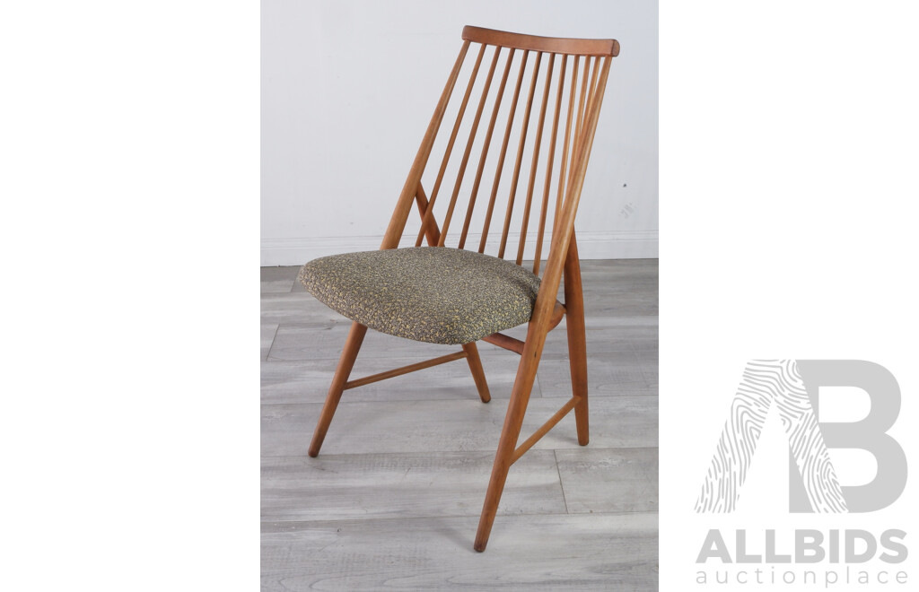 Single Flamingo Chair by Thea Leonard for Nässjö Stolfabrik, Sweden, 1960s