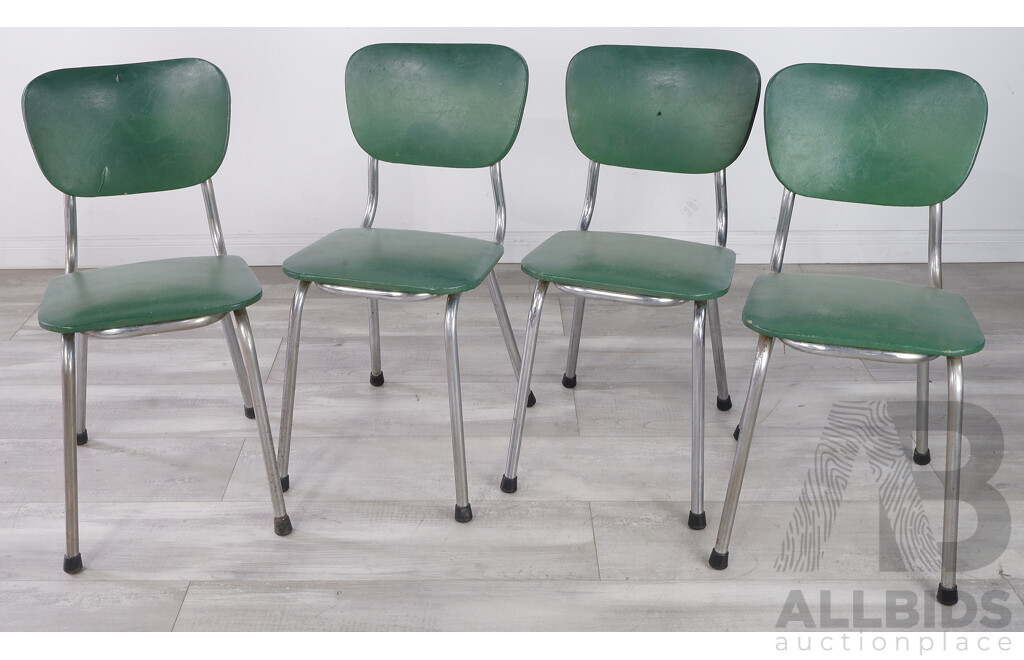 Retro Kitchen Table with Four Chairs by P.W. Read