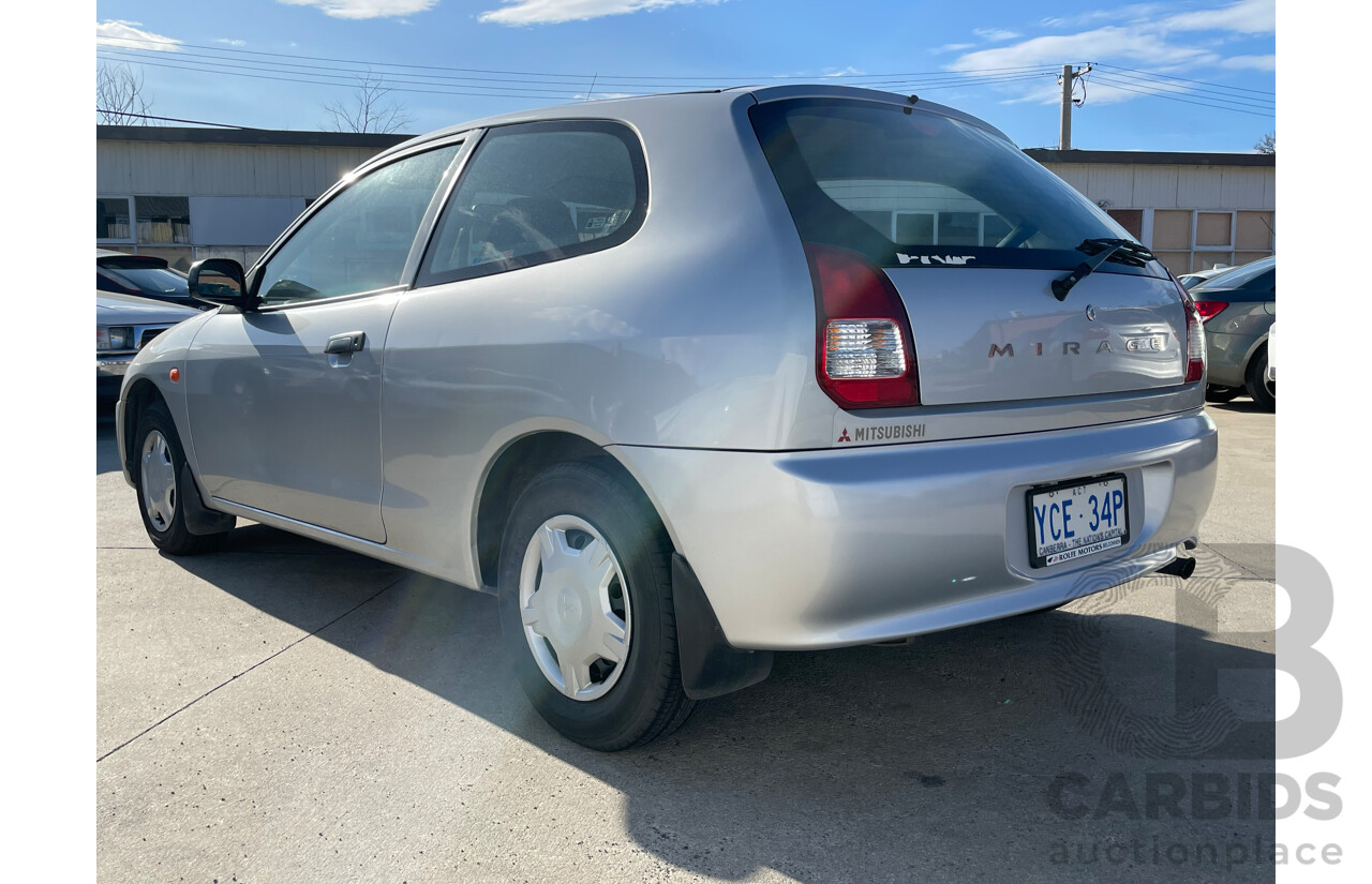 11/2001 Mitsubishi Mirage  CE 3d Hatchback Silver 1.5L