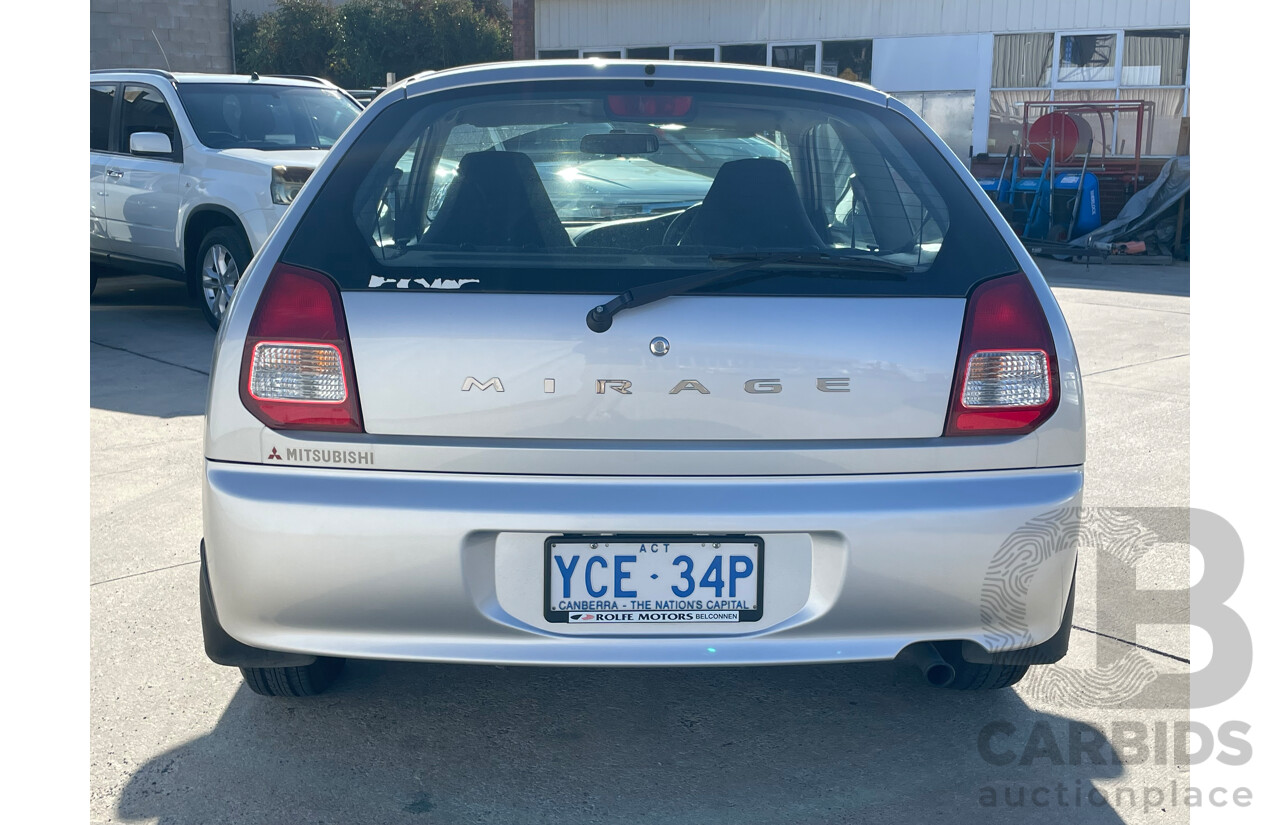 11/2001 Mitsubishi Mirage  CE 3d Hatchback Silver 1.5L