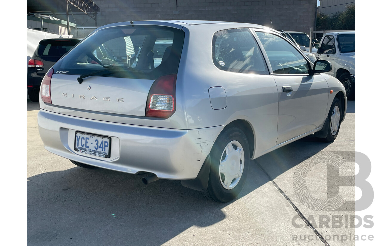 11/2001 Mitsubishi Mirage  CE 3d Hatchback Silver 1.5L