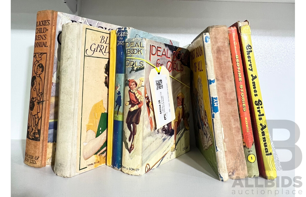 Collection of Vintage Childrens Annual Books
