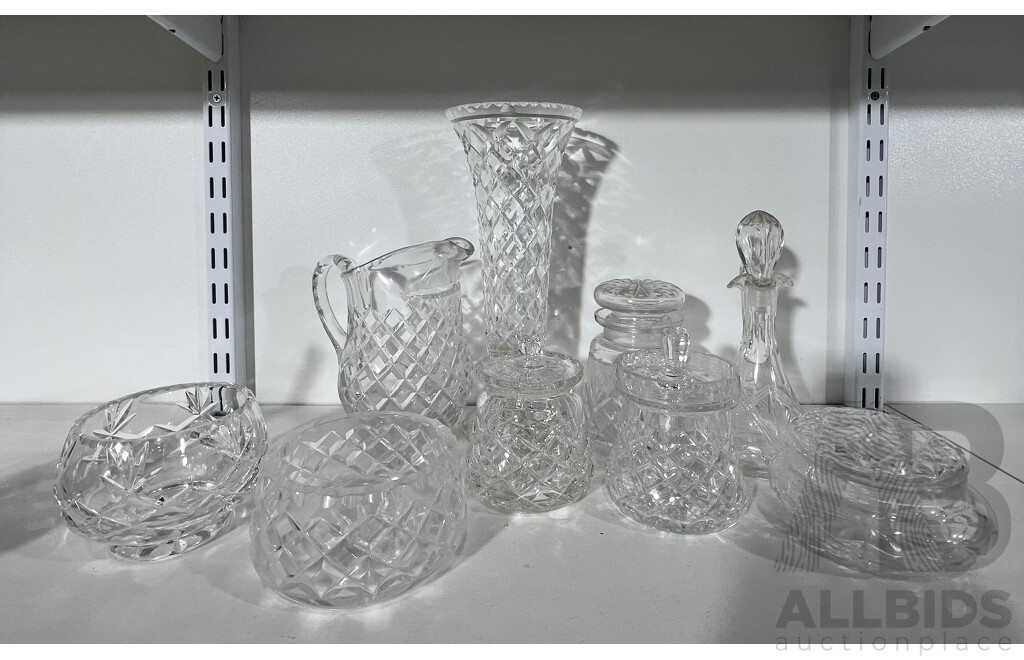 Mixed Collection Vintage Crystal Decorative Wares