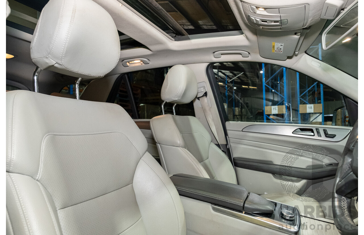 7/2015 Mercedes-Benz ML 250 CDI Bluetec (4x4) 166 MY15 4d Wagon Tenorite Grey Metallic Turbo Diesel 2.1L