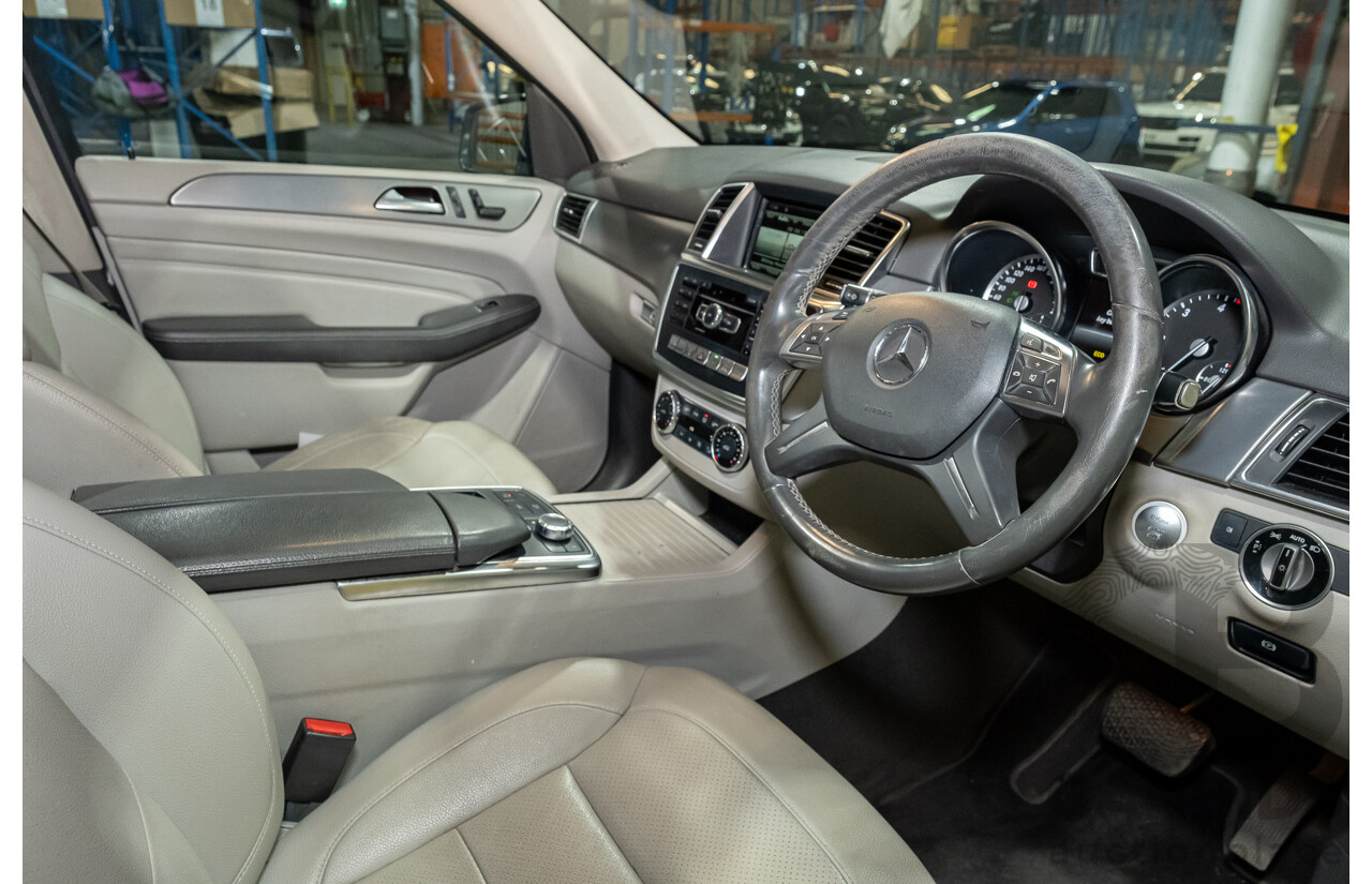 7/2015 Mercedes-Benz ML 250 CDI Bluetec (4x4) 166 MY15 4d Wagon Tenorite Grey Metallic Turbo Diesel 2.1L