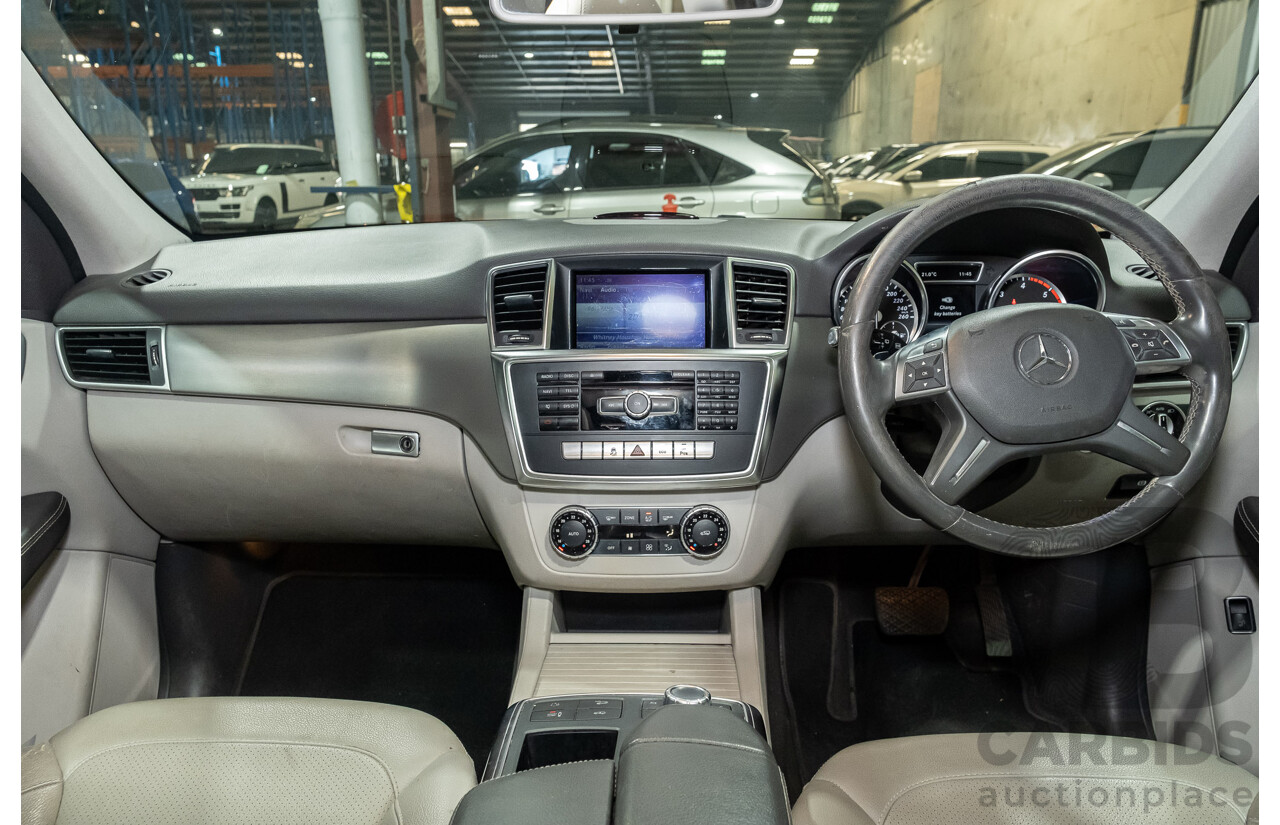 7/2015 Mercedes-Benz ML 250 CDI Bluetec (4x4) 166 MY15 4d Wagon Tenorite Grey Metallic Turbo Diesel 2.1L
