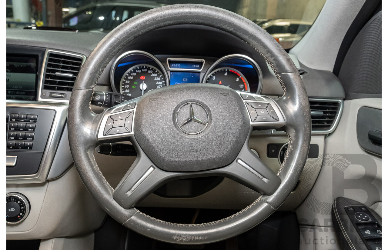 7/2015 Mercedes-Benz ML 250 CDI Bluetec (4x4) 166 MY15 4d Wagon Tenorite Grey Metallic Turbo Diesel 2.1L
