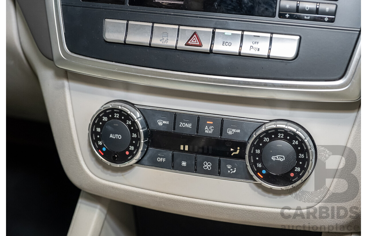 7/2015 Mercedes-Benz ML 250 CDI Bluetec (4x4) 166 MY15 4d Wagon Tenorite Grey Metallic Turbo Diesel 2.1L
