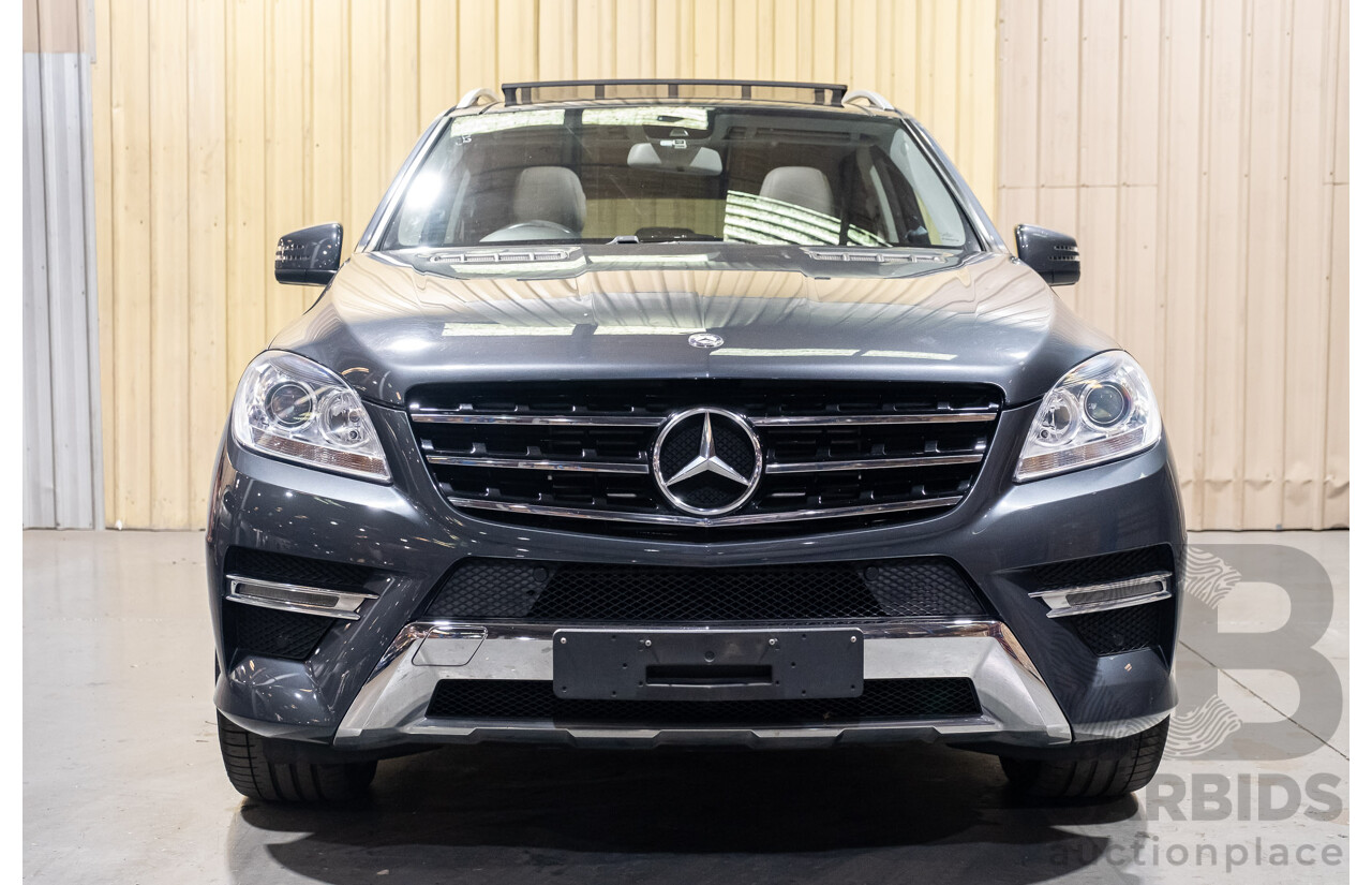 7/2015 Mercedes-Benz ML 250 CDI Bluetec (4x4) 166 MY15 4d Wagon Tenorite Grey Metallic Turbo Diesel 2.1L