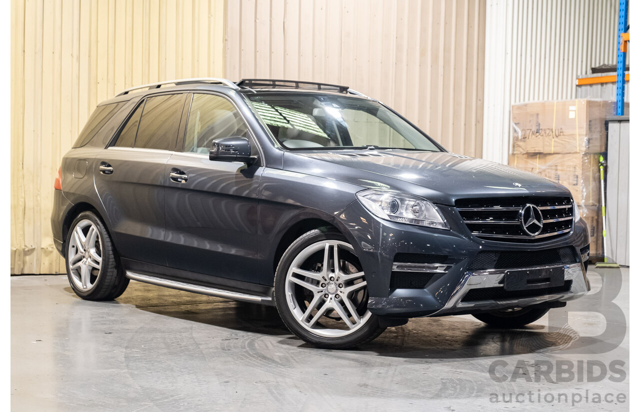 7/2015 Mercedes-Benz ML 250 CDI Bluetec (4x4) 166 MY15 4d Wagon Tenorite Grey Metallic Turbo Diesel 2.1L