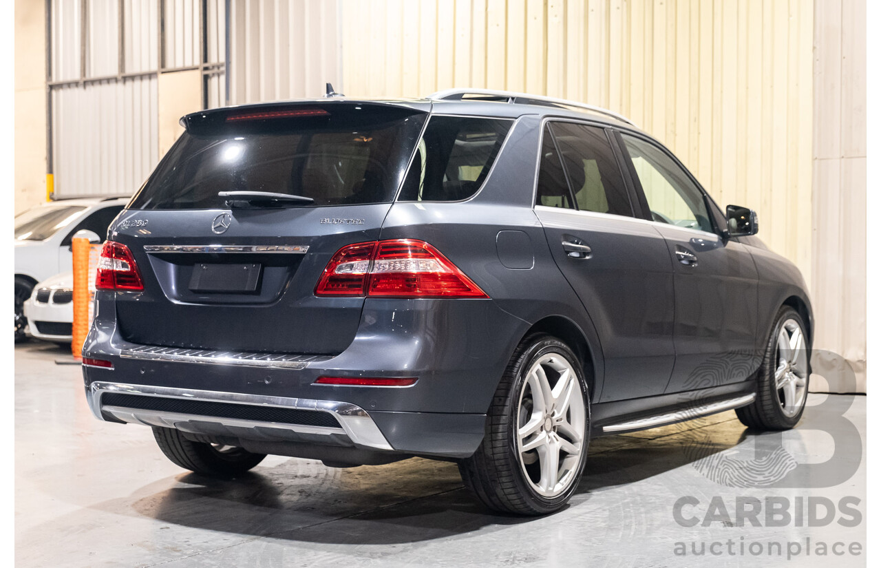 7/2015 Mercedes-Benz ML 250 CDI Bluetec (4x4) 166 MY15 4d Wagon Tenorite Grey Metallic Turbo Diesel 2.1L