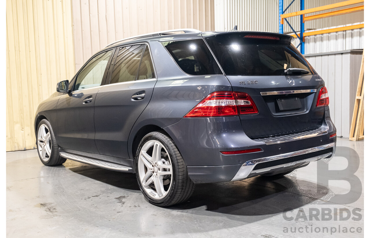 7/2015 Mercedes-Benz ML 250 CDI Bluetec (4x4) 166 MY15 4d Wagon Tenorite Grey Metallic Turbo Diesel 2.1L