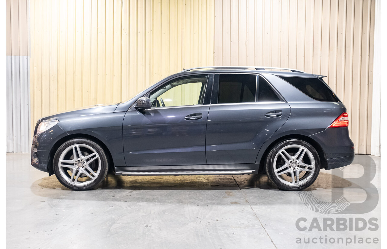 7/2015 Mercedes-Benz ML 250 CDI Bluetec (4x4) 166 MY15 4d Wagon Tenorite Grey Metallic Turbo Diesel 2.1L